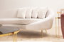 Atelier Del Sofa Sofá 3 Plazas Eses Right Beige
